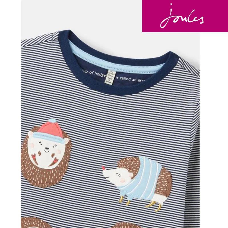 Joules Ava Top - Hedgehog-1